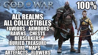 God Of War Ragnarok All Collectibles Guide - All Chests, Ravens, Favours, Flowers, Lore & Armours