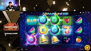 Arcade Bomb slot LIVE with BONUS [Online Gambling with Jersey Joe # 319]