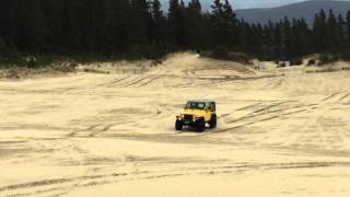 Wrangler Jumps at Sandlake Oregon
