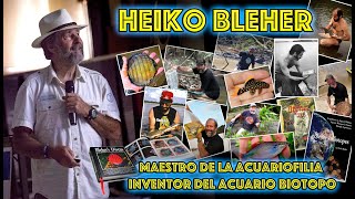 Heiko Bleher, master of aquaristics and promoter of the biotope aquarium
