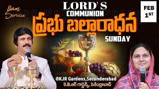 Sunday 3rd service 8am - #sundayservice  #Live Feb 1st, 2026 Telugu |P.J.Stephen Paul Live|
