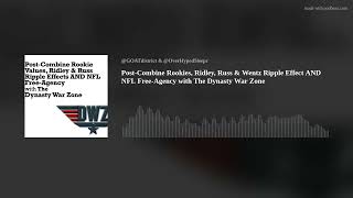 Post-Combine Rookies, Ridley, Russ & Wentz Ripple Effect AND NFL Free-Agency with The Dynasty War Zo