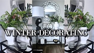WINTER DECORATE WITH ME |AFTER CHRISTMAS|ENTRYWAY RESET|SLOW LIVING