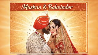 Muskan & Balwinder // Wedding Teaser // AI Effects // Apple Tree Film's