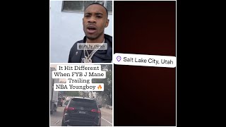 Fyb J Mane In Utah Claiming To Be Doing A Interview With Nba Youngboy