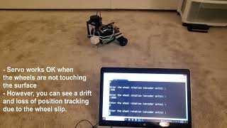 Encoder Odometry and Servo Fail for Mobile Robots Due To Wheel Slip