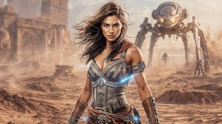 Sandstorm Reveals Buried Alien Tech! Epic Desert Sci-Fi Woman