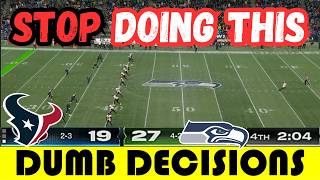 Dumb Decisions: The DUMBEST Kickoff of 2025 | Texans at Seahawks