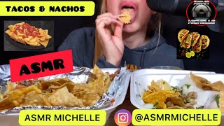 ASMR tacos and nachos today MUKBANG eating sounds #asmr #asmrfoods #eatingsounds #asmreatingsounds