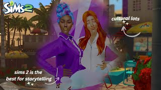 this is how you create juicy LORE & never get bored 📝 + build with me for my save | sims 2 save file
