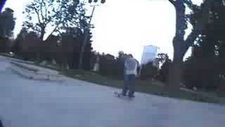 Ryan Machan and Kevin Demyen skateboarding