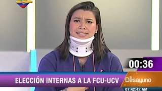 Debate en VTV por la FCU-UCV 2015, la chama de los libritos vs. un chavista