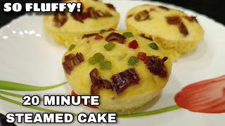 Fluffy Steamed Pumpkin Cake (No Oven!) | Easy 7-Ingredient Dessert
