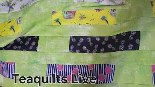 Teaquilts Live Sew & Chat 1-18-25 Last Quadrant of Interwoven
