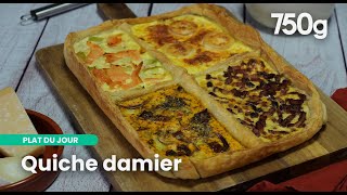 Checkerboard Quiche: Why Choose One Topping When You Can Have Four? | 750g