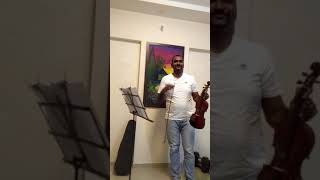 Yeh raatein yeh mausam violin - Practise session