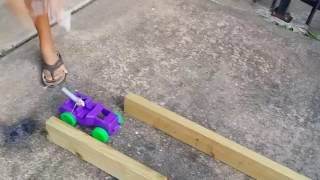 Solid Fuel Rocket Small Explosion - Brookwood Elem Science Project