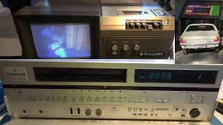 Two very old video recorders. CVC Showcase, Ferguson 3V23 both get new capstan belts.