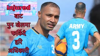 चोटपछि कमब्याक: हरि अधिकारी आर्मी टिमबाट Tiger Cup खेल्ने