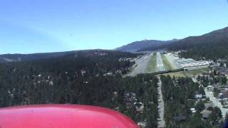 Approach and Landing at Big Bear Airport (L35) Runway 26