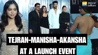 Tejasswi Prakash with BF Karan Kundrra, Akansha Puri, Manisha Rani at a Launch Event