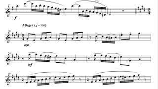 NC All State 9-10 tenor saxophone solo-b ending, 2022-2023