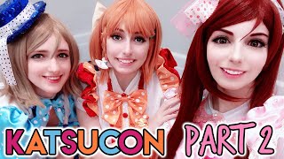 Love Live Omoi Trio! + Jessica Nigri lol jk [Katsucon 2019 Vlog - PART 2]