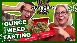 8-STRAIN WEED FLIGHT ✈️🌿 Claybourne Co Unboxing & Tasting