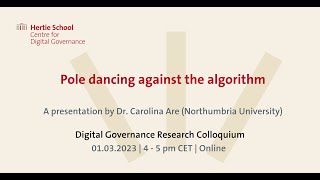 Carolina Are - Pole dancing against the algorithm