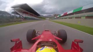 A hot lap around Mugello with a Ferrari F2007