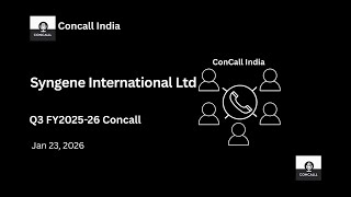 Syngene International Ltd Q3 FY2025-26 Concall
