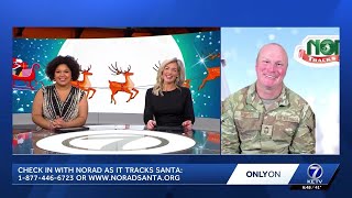 KETV NewsWatch 7 speaks with member of NORAD Tracks Santa