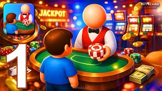 Lucky Chip Mania - Gameplay Walkthrough Part 1 - Build Entertainment Business Empire (iOS, Android)