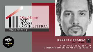 ROBERTO FRANCA | Preliminary | 2020 #StayHome Int'l Piano Competition