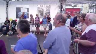 Miner Quay, Looe 2014, singalong
