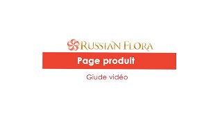 Page produit de Russian Flora