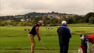 US Tour player Dustin Johnson ripping a driver.wmv
