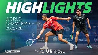 🇪🇬 Asal v Cardenas 🇲🇽 | PSA World Championships 2025/26 | ROUND 3 HIGHLIGHTS