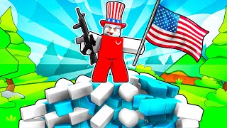 The AMERICA UPDATE in Roblox FLAG WARS