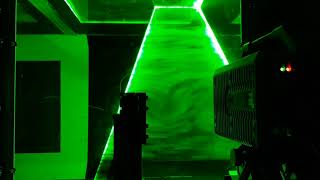 PIV test at low speed wind tunnel