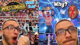 WWE PLAYED WITH MY EMOTIONS! (WRESTLEMANIA 41 FULL NIGHT 2 VLOG)