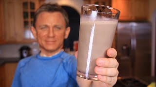 Casino Royale but James Bond orders the Jacksfilms protein shake