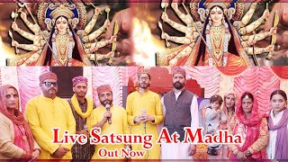 Live Satsung at Kud Madha . Singer , Daleep . Ranjeet . Sudesh and Sanju Sharma 