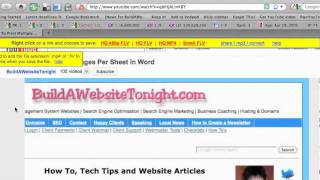 Your Biz Hot Tips: How to Download Youtube Videos by BuildAWebsiteTonight.com