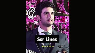 Sushant Singh Rajput Life Chang Lines / Sushant Singh Rajput Say Motivational Lines