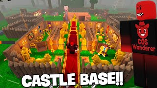 I Built the Ultimate Castle Base in 99 Nights in a Forest!
