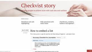 Embed a public list into your website