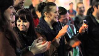 The Gypsy Queens busk in Liverpool for the Liverpool Daily Post