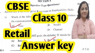 Class  10 | Answer key | Retail | Education | Learning Skill | Jyoti Sikka