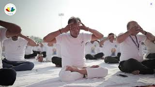 🧘‍♂️✨ मंदसौर बना अरहम ध्यान योगमय! ✨🧘‍♀️21 जून – अंतरराष्ट्रीय योग दिवस के पावन अवसर पर🌸